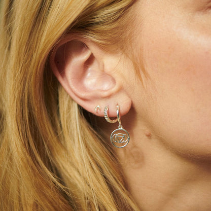 Chakra Earrings Sterling Silver