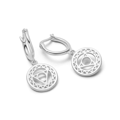 Chakra Earrings Sterling Silver