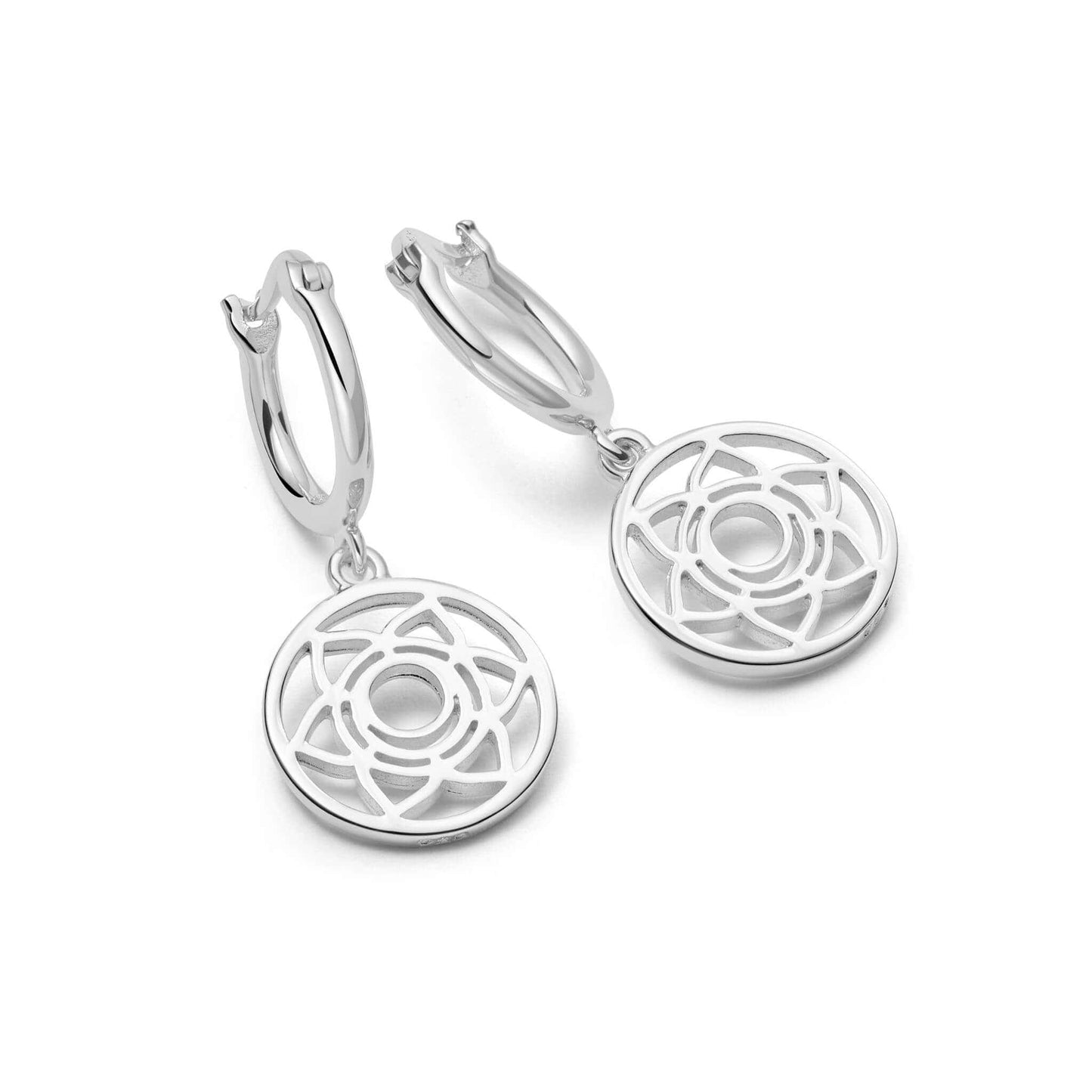 Chakra Earrings Sterling Silver