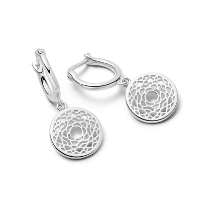 Chakra Earrings Sterling Silver