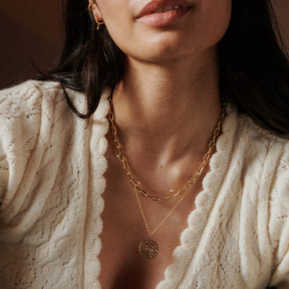 Chakra Necklace 18ct Gold Plate