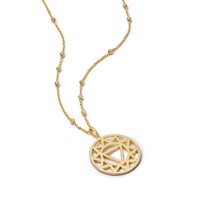 Chakra Necklace 18ct Gold Plate