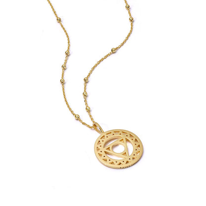 Chakra Necklace 18ct Gold Plate