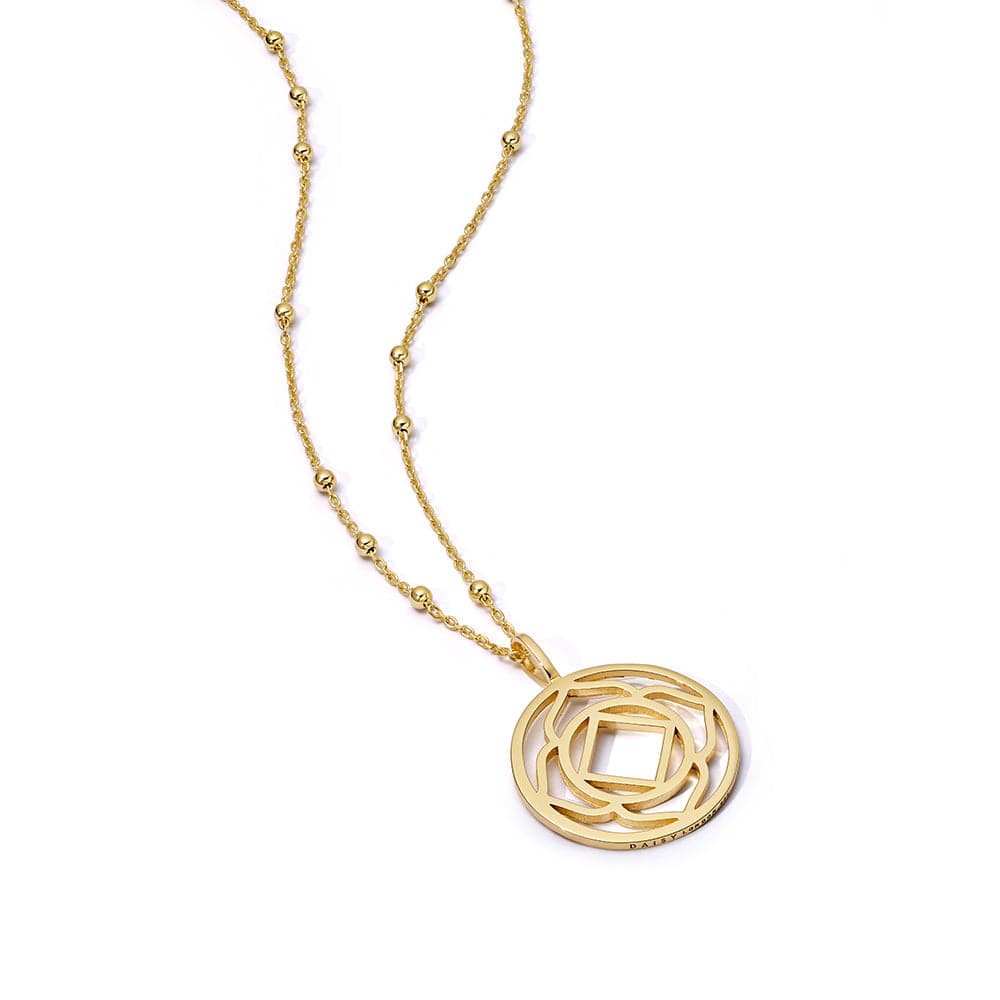 Chakra Necklace 18ct Gold Plate
