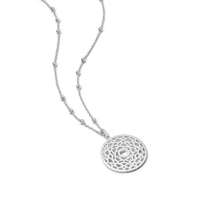 Chakra Necklace Sterling Silver