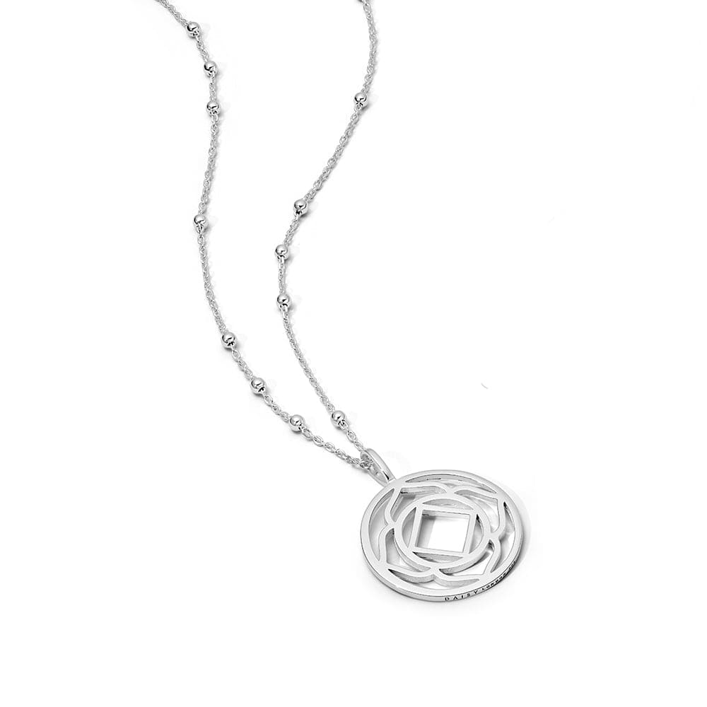 Chakra Necklace Sterling Silver