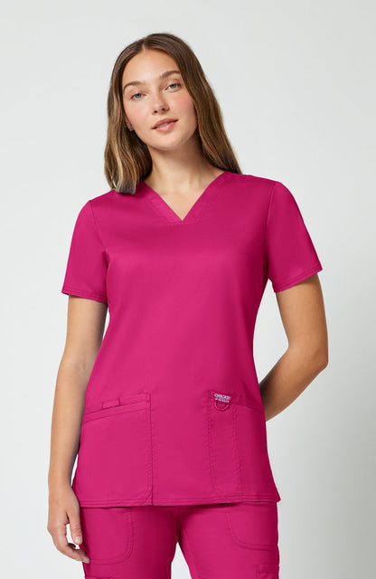 Cherokee Workwear Revolution Three-Pocket Scrub Top