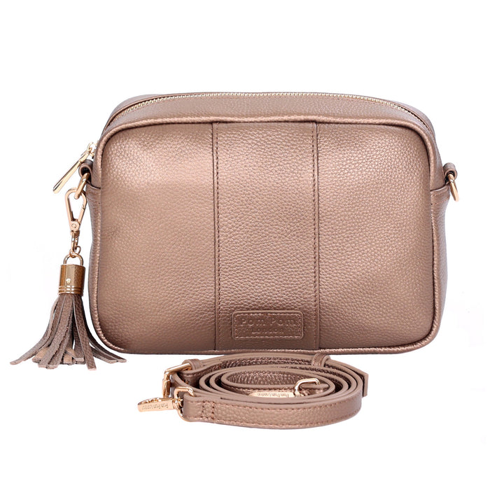 City Bag Metallic Bronze