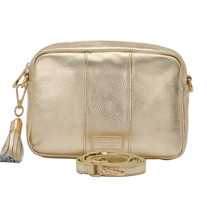City Bag Metallic Gold