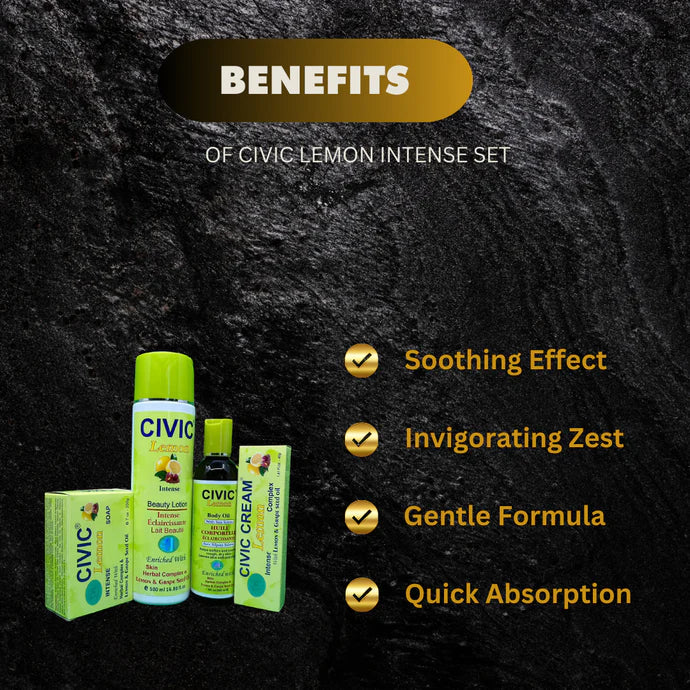 Civic Lemon Intense Lightening set (4 PACK)