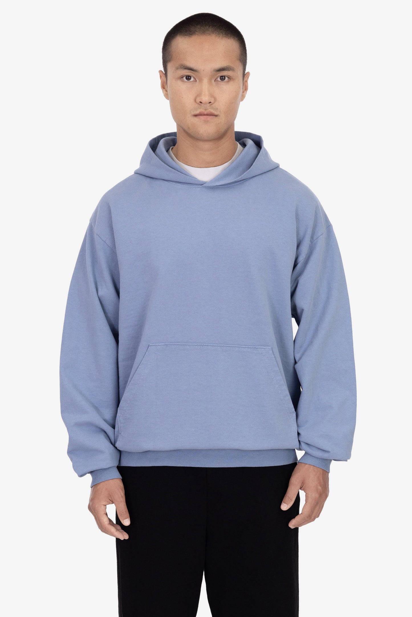 MWT09GD - Long Sleeve Garment Dye French Terry Pullover Hoodie