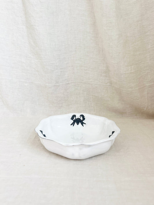 Colette Edition Salad Bowl -Marine Blue Bow