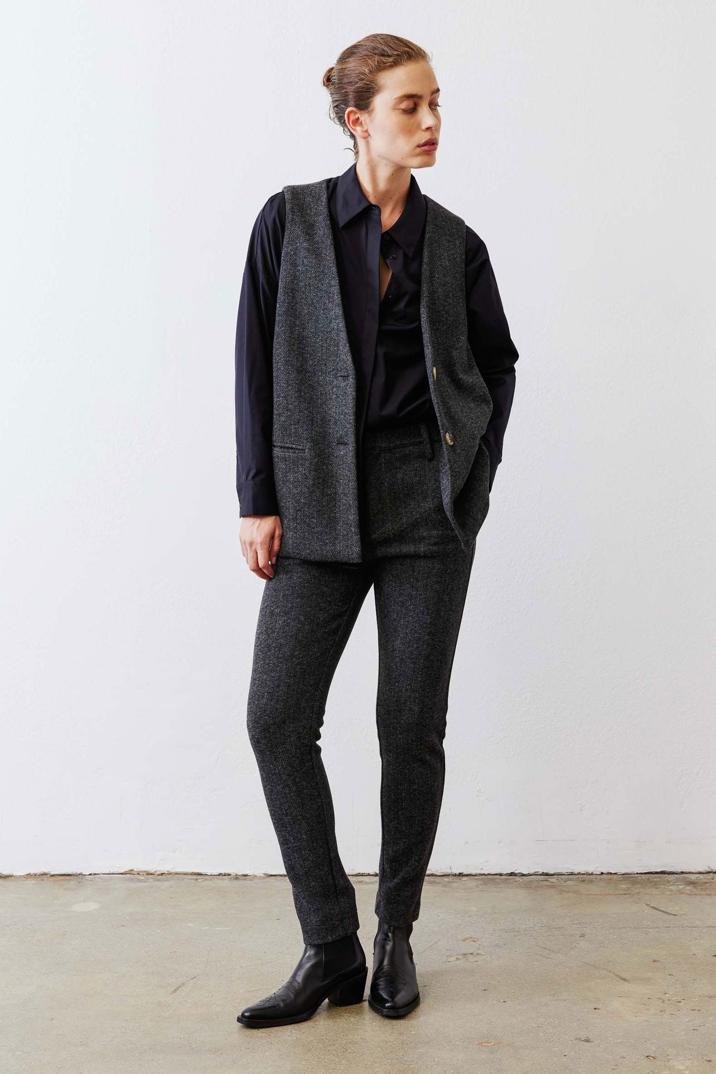 The Comfort Herringbone Trousers