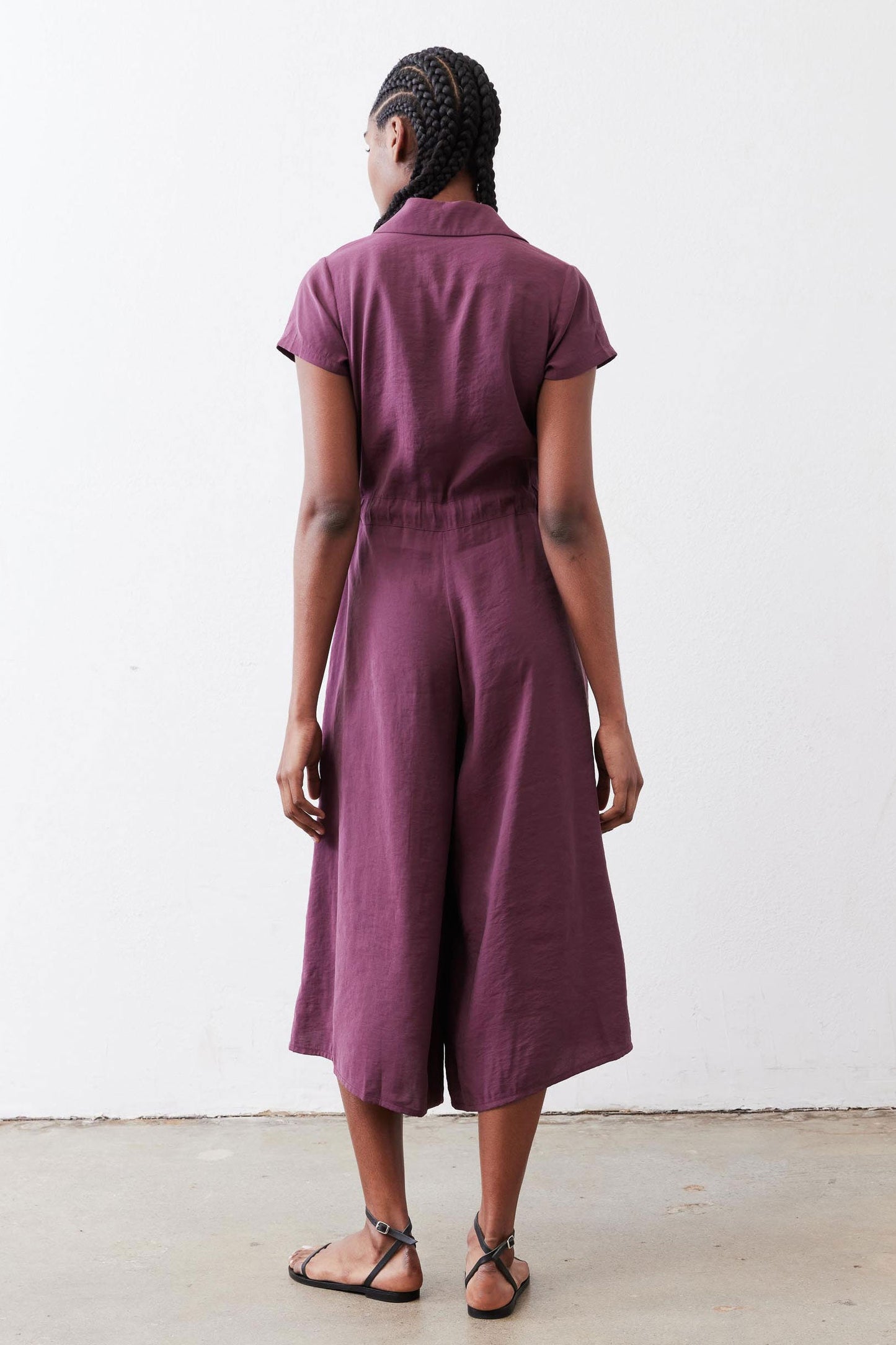 Comfort Zone Cropped Jumpsuit