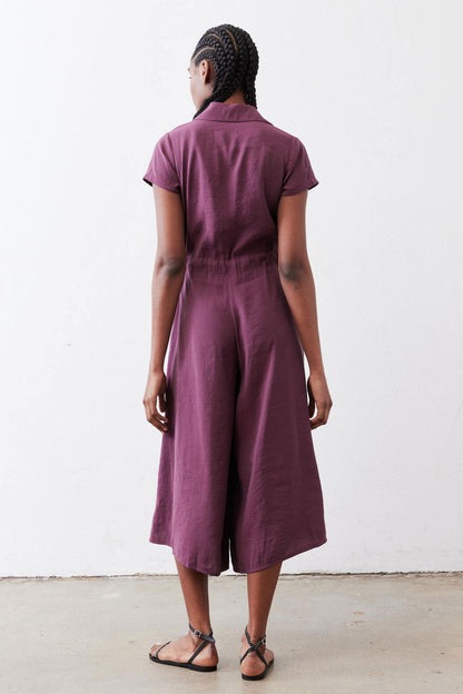 Comfort Zone Cropped Jumpsuit