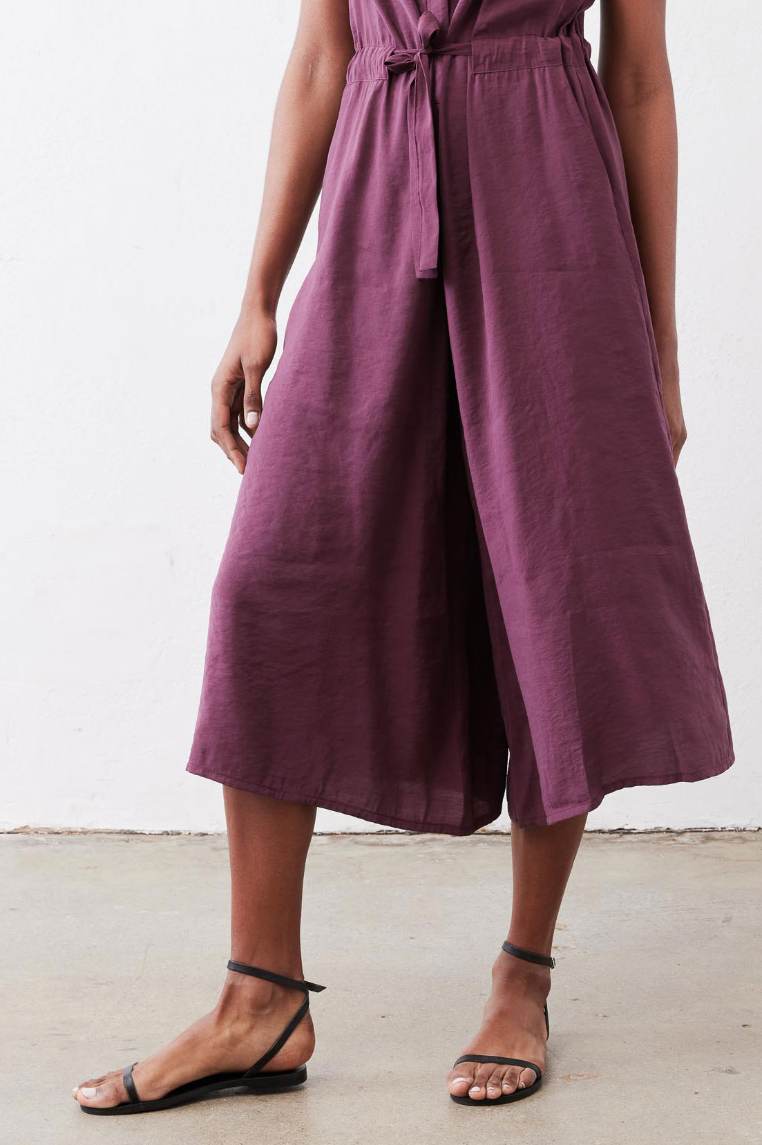 Comfort Zone Cropped Jumpsuit