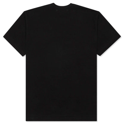 COMME DES GARCONS PLAY Inverted Outline Heart T-Shirt  - Black - AZ-T114-051-1