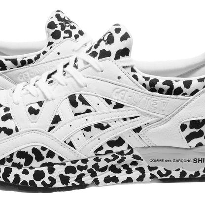 COMME DES GARÇONS SHIRT X ASICS GEL-LYTE V LEOPARD - White