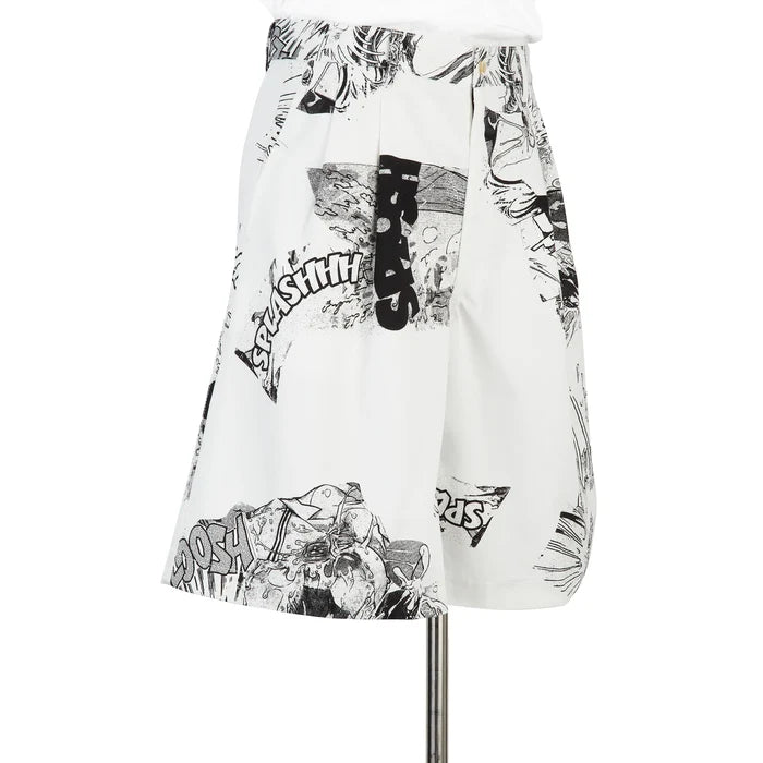 Comme Des Garçons SHIRT x Christian Marclay Cotton Shorts - Print A