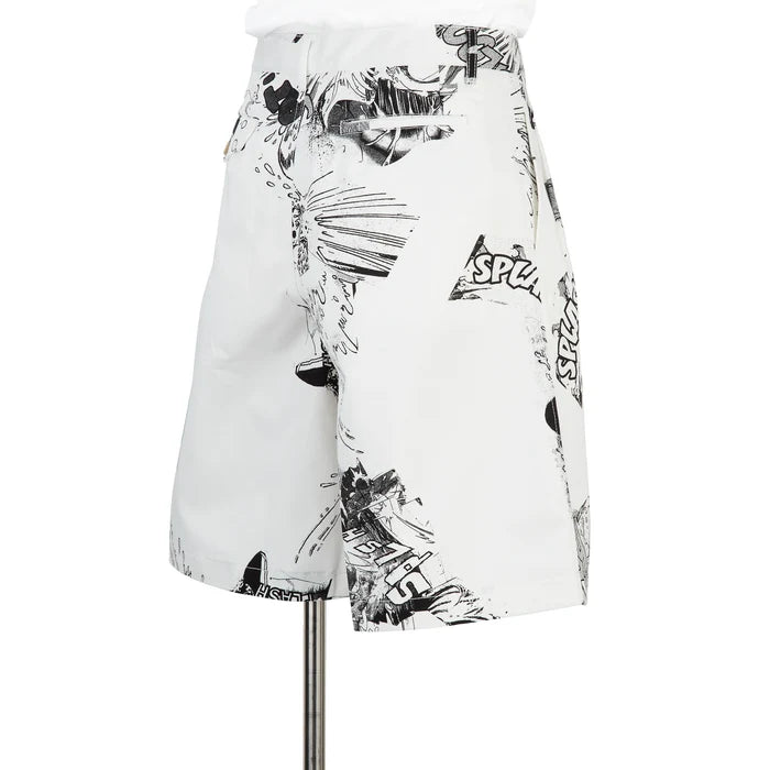 Comme Des Garçons SHIRT x Christian Marclay Cotton Shorts - Print A