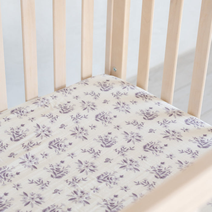 COTTON MUSLIN CRIB SHEETS - Saranoni