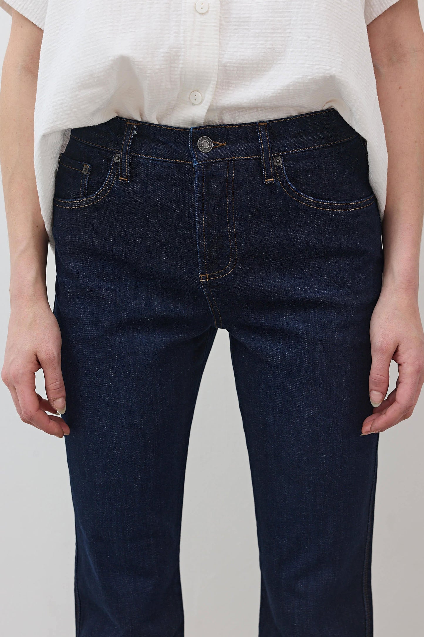 The Crop Mid-Rise Straight Jeans