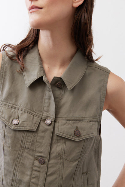The Cropped Task Vest