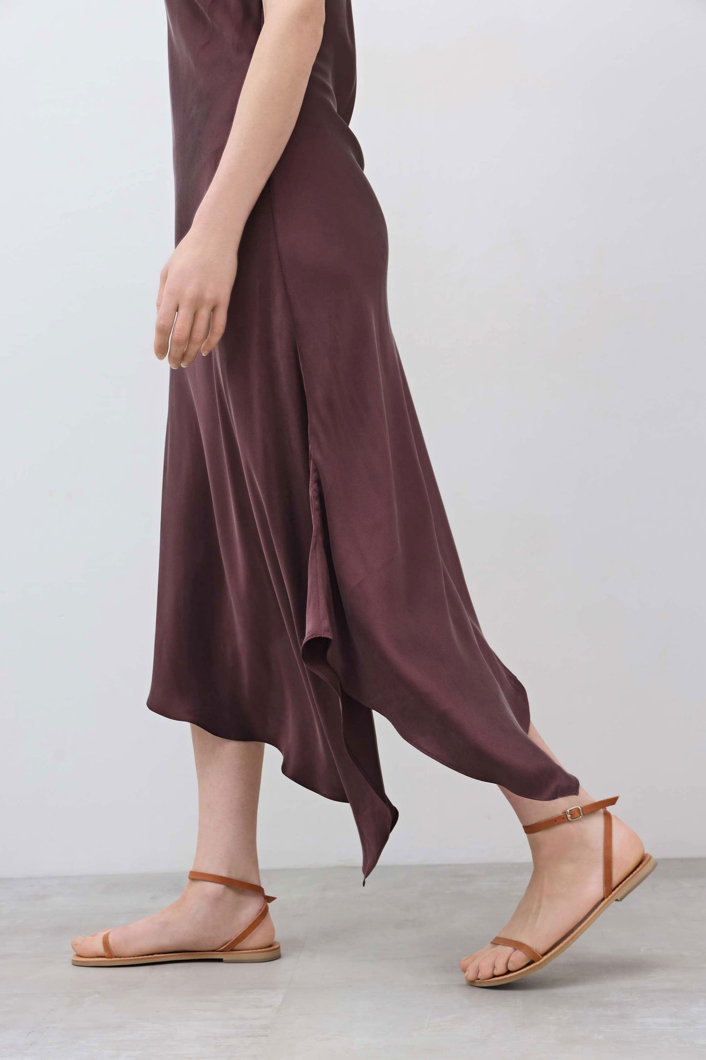 Cut on Bias Silk Dress