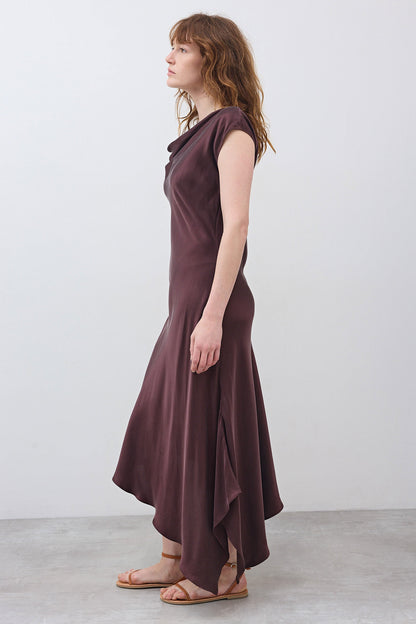 Cut on Bias Silk Dress