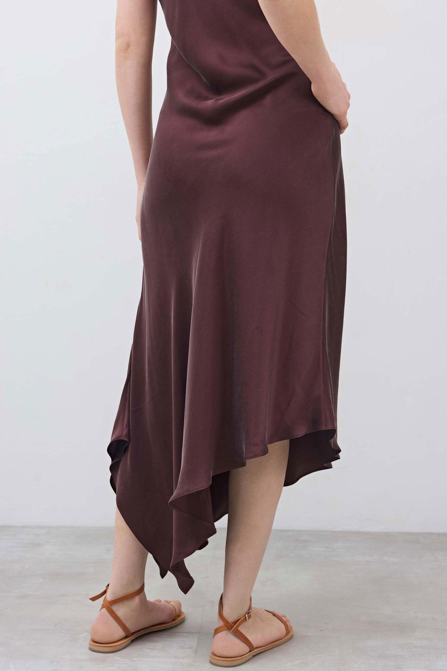 Cut on Bias Silk Dress