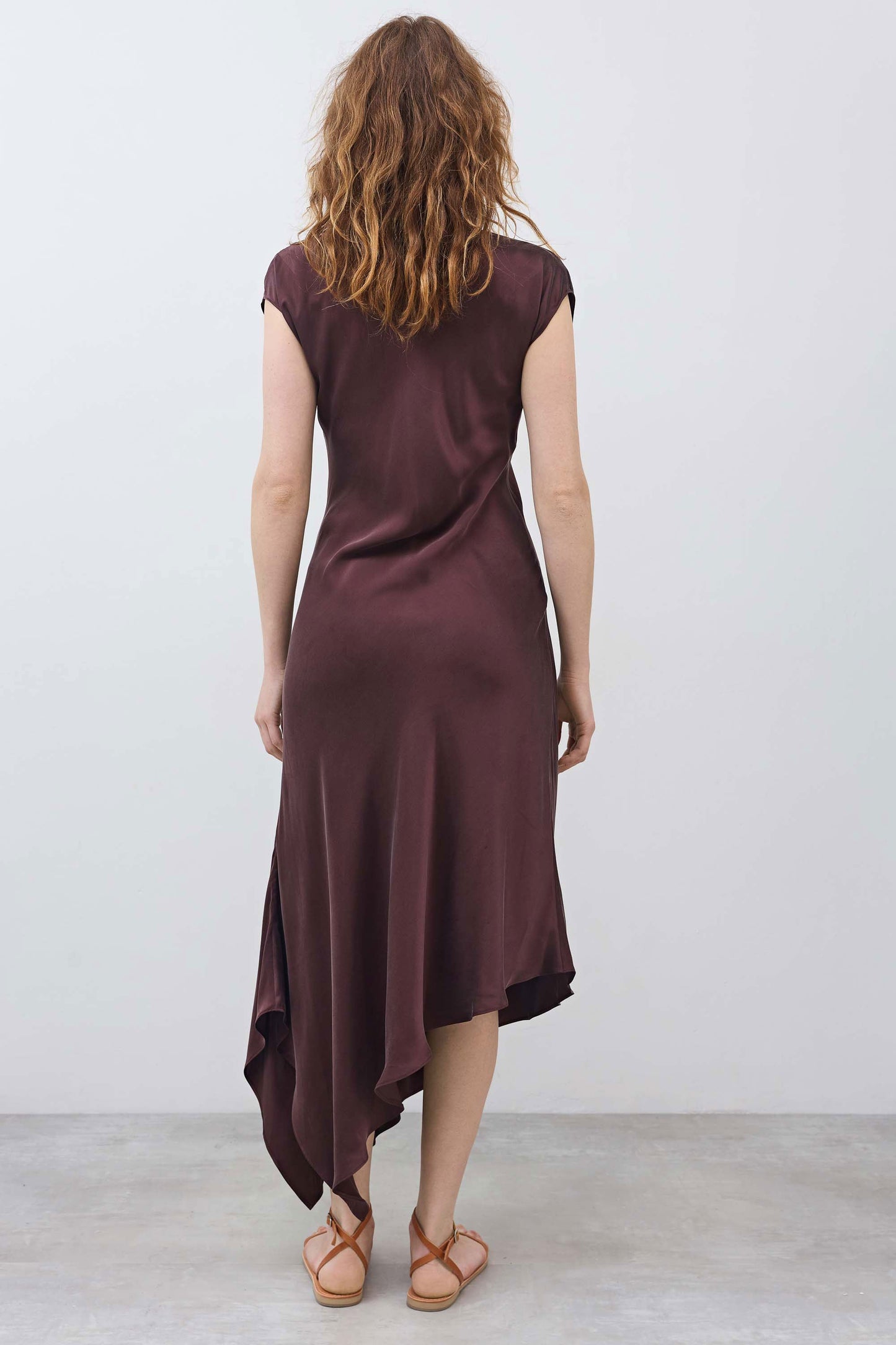 Cut on Bias Silk Dress
