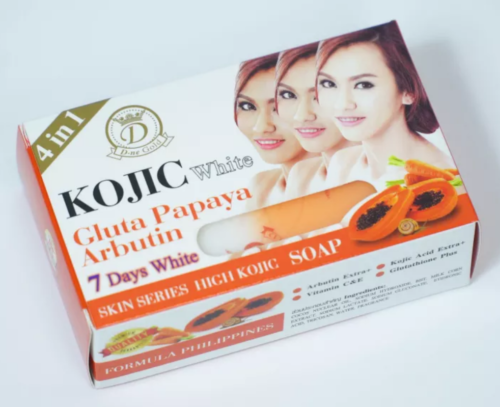 D-ne NANO KOJIC WHITE #450 Super X2 Gluta Tomato Papaya Arbutin Soap 5.3oz / 160gr Nano Extra White