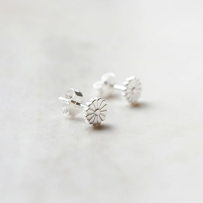 Daisy Bloom Stud Earrings Sterling Silver