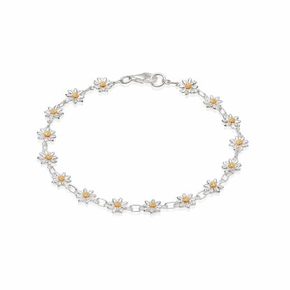 Daisy Chain Bracelet Sterling Silver