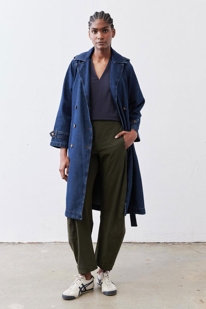 The Denim Trench Coat