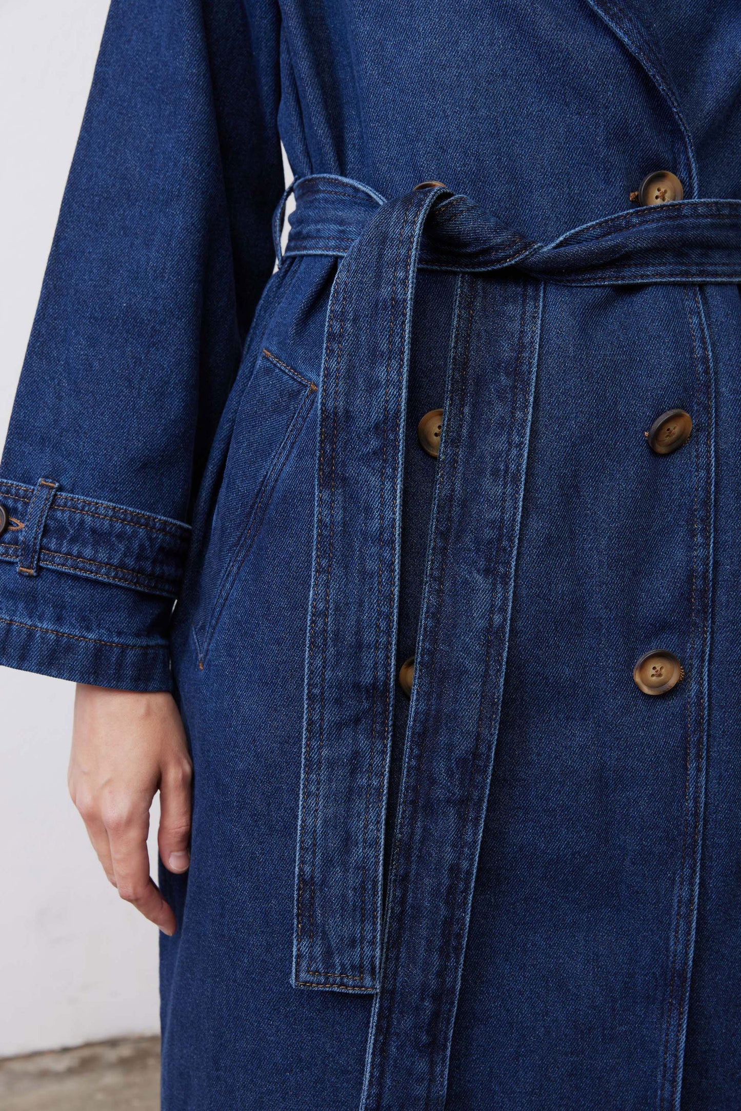 The Denim Trench Coat