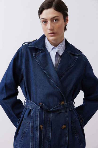 The Denim Trench Coat