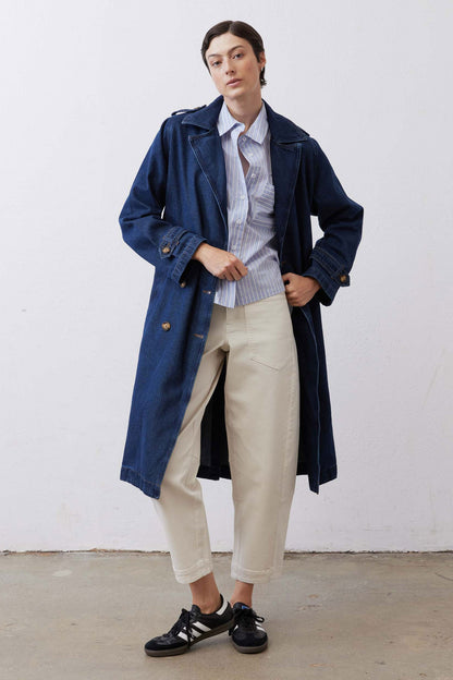 The Denim Trench Coat