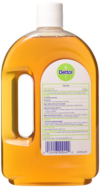 Dettol Liquid First Aid Antiseptic England 750 ML Dettol