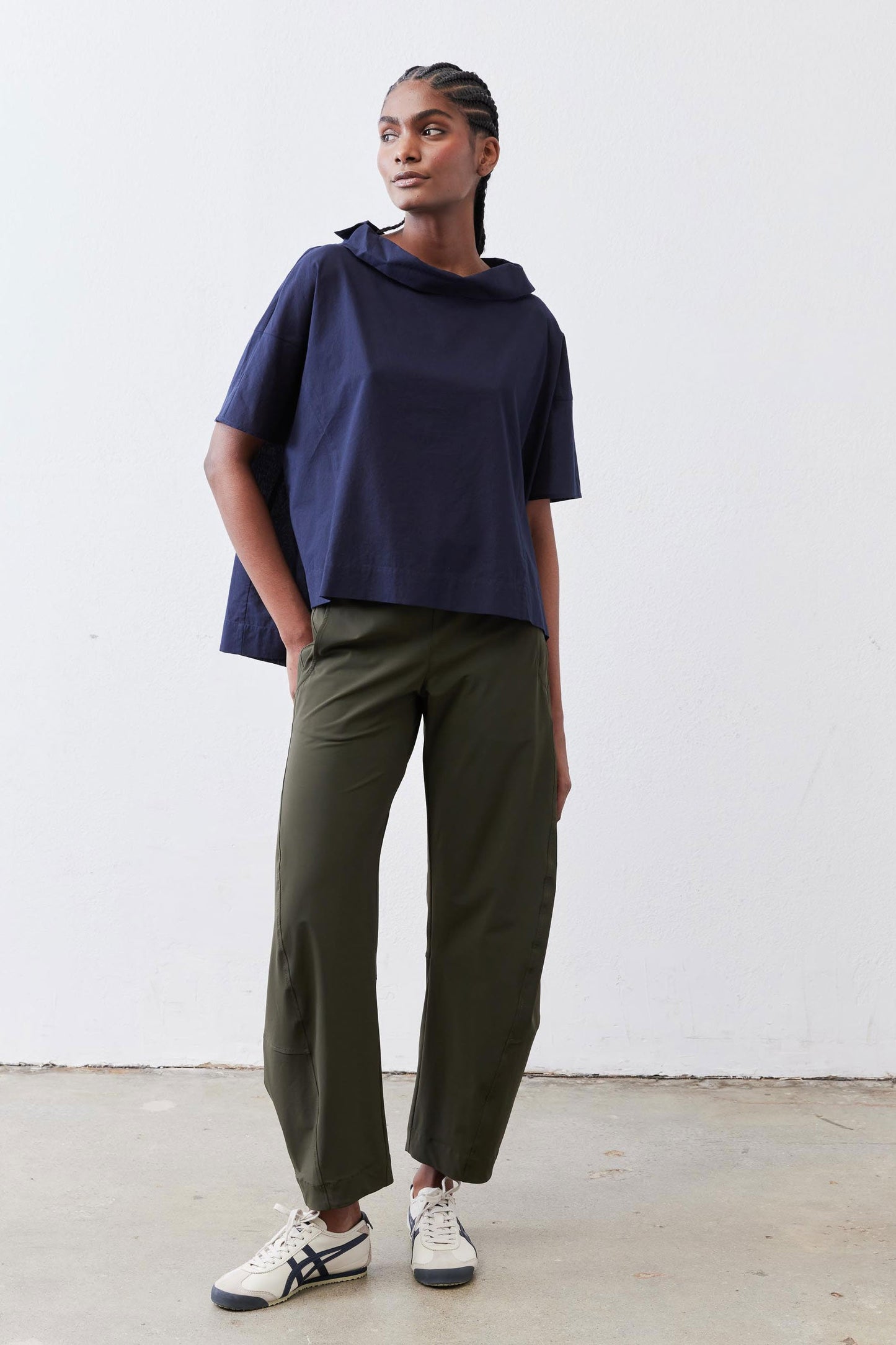 Dolman Drape Neck Top
