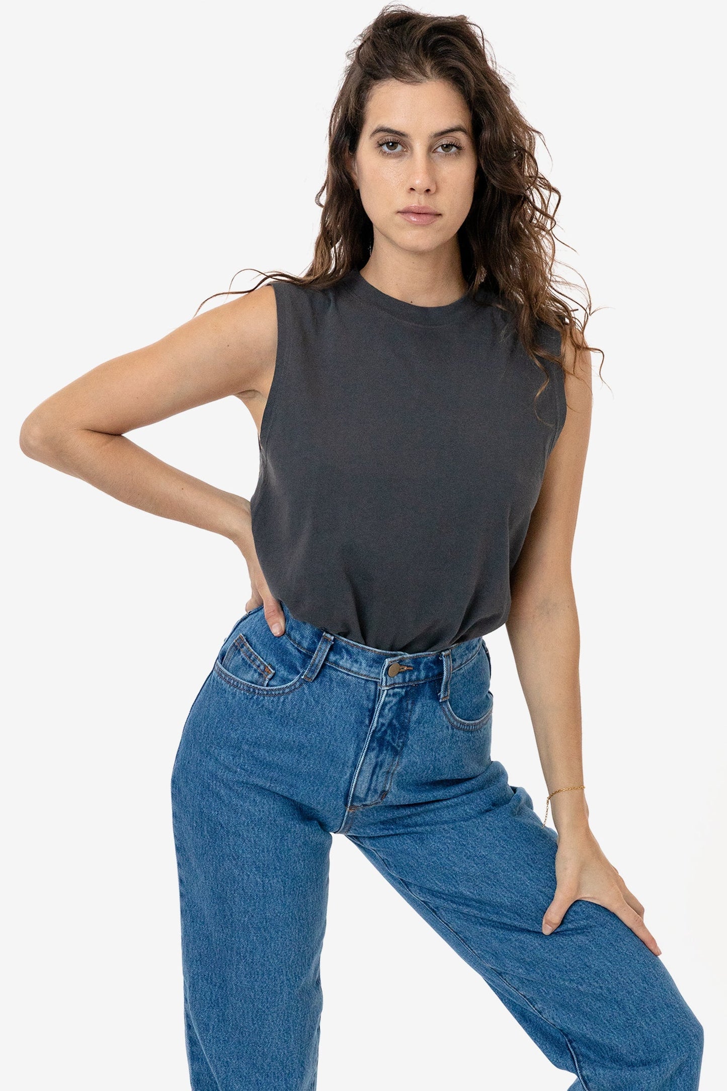 2865GD - Women's Garment Dye Muscle Tank
