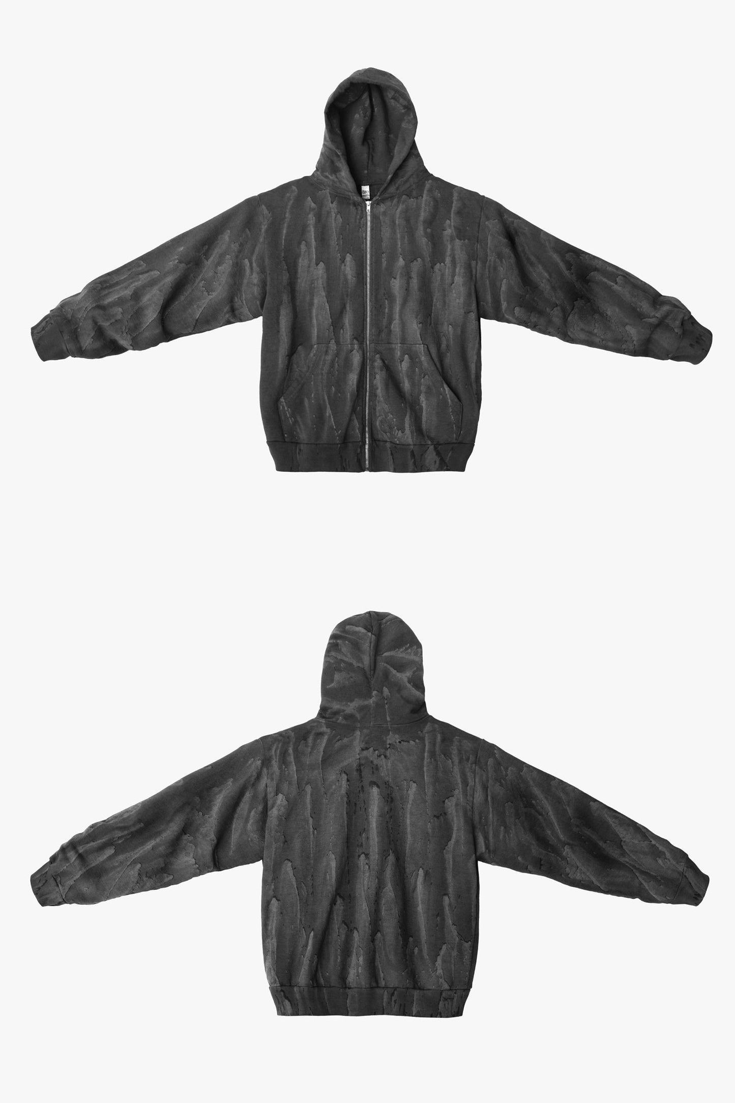 HF10 - Heavy Fleece Zip-Up Hoodie (Garment Dye)