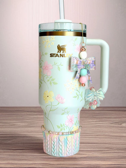 Easter 3d Bow Charm - Tumbler Handle Charm