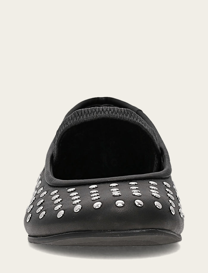 Emma Studded Mary Jane - Black - Front