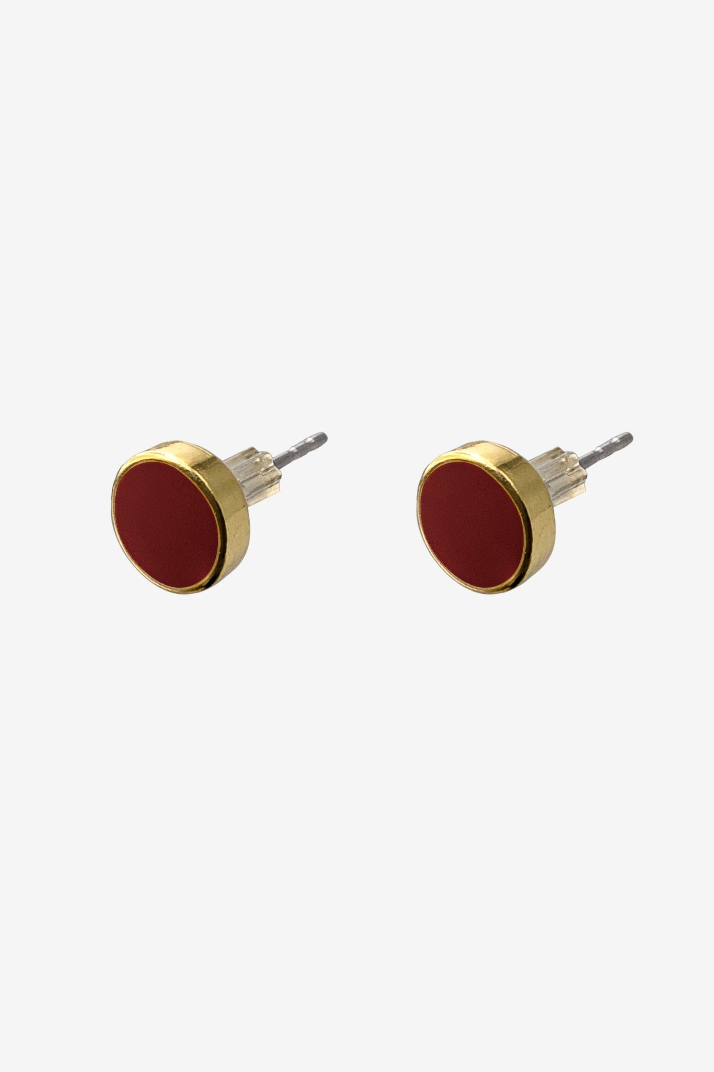 EARES70 - 7mm Enamel Stud Earrings