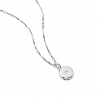 Engravable Mini Pendant Sterling Silver