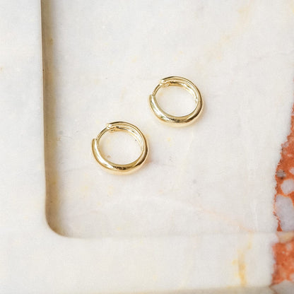 Essential Hoop Earrings 9ct Solid Gold