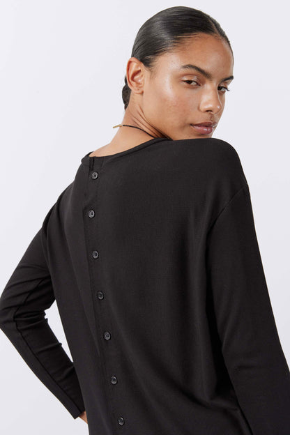 Essential Top With Buttons In The Back