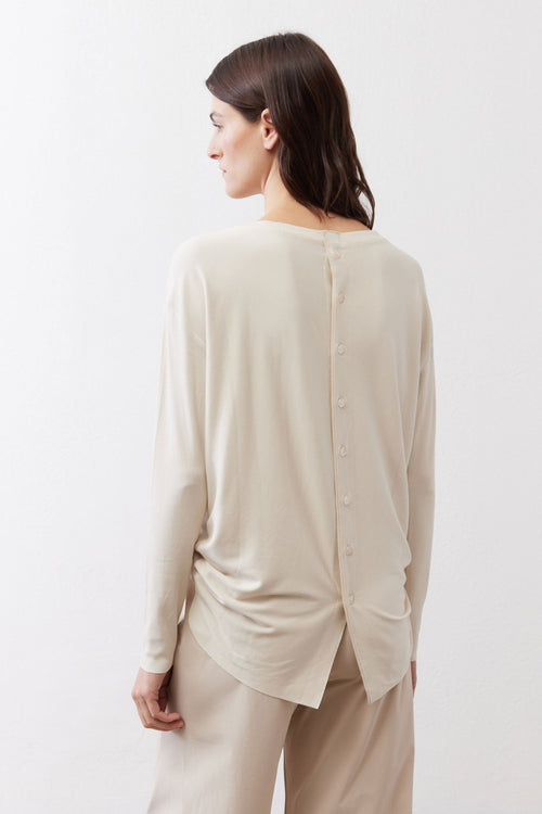 Essential Top With Buttons In The Back