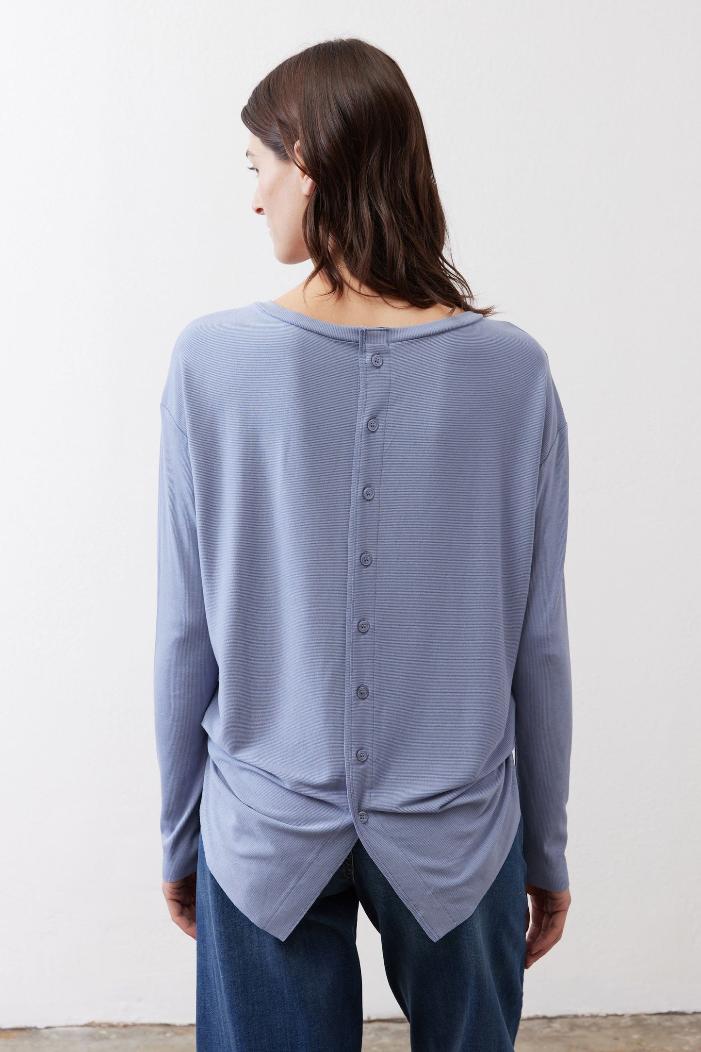 Essential Top With Buttons In The Back